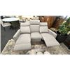 Image 4 : ELRAN FURNITURE SOFA RECLINER WITH POWER LUMBAR. 6'W