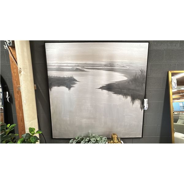 LONESOME WETLANDS WALL ART. 60" X 60"