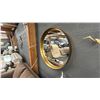 Image 2 : ASHLEY FURNITURE ALANAH 30"D ACCENT MIRROR WITH 3 BRASS DECOR BIRDS