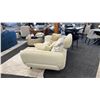 Image 6 : FIG AND CHERRY 80"W DIANTE SOFA WITH CUSHION SET. BACK EXTENDS FOR TV VIEWING. RETAIL $3900
