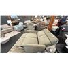 Image 3 : ELRAN FURNITURE. 2 PCS LOVE SEAT SET. POWER RECLINER. POWER HEAD REST. 51" RETAIL $4,000