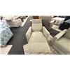 Image 6 : ELRAN FURNITURE. 2 PCS LOVE SEAT SET. POWER RECLINER. POWER HEAD REST. 51" RETAIL $4,000