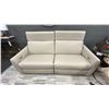 Image 4 : ELRAN FURNITURE. 76" WIDE SOFA W/ POWER RECLINE AND POWER HEADREST. RETAIL $3,600.
