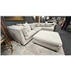 Image 2 : DECORREST. 10' X 6'8" CORNER SOFA W/ OTTOMAN. W/CUSHIONS. RETAIL $5,500.