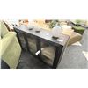 Image 1 : ASHLEY FURNITURE. LENSTON ACCENT CABINET. 5' X 16" W/3 DECOR BALLS.