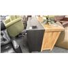 Image 2 : ASHLEY FURNITURE. LENSTON ACCENT CABINET. 5' X 16" W/3 DECOR BALLS.