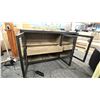 Image 4 : ASHLEY FURNITURE. LENSTON ACCENT CABINET. 5' X 16" W/3 DECOR BALLS.