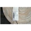 Image 4 : PAIR OF SURYA BALINESE END TABLES, WASHED RATTAN. W/CYLENER CERAMIC TABLE LAMP.