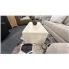 Image 3 : SURYA MANGO WOOD COFFEE TABLE SET. 48" X 24" COFFEE TABLE. PAIR OF 24" DIAMETER SIDE TABLES.
