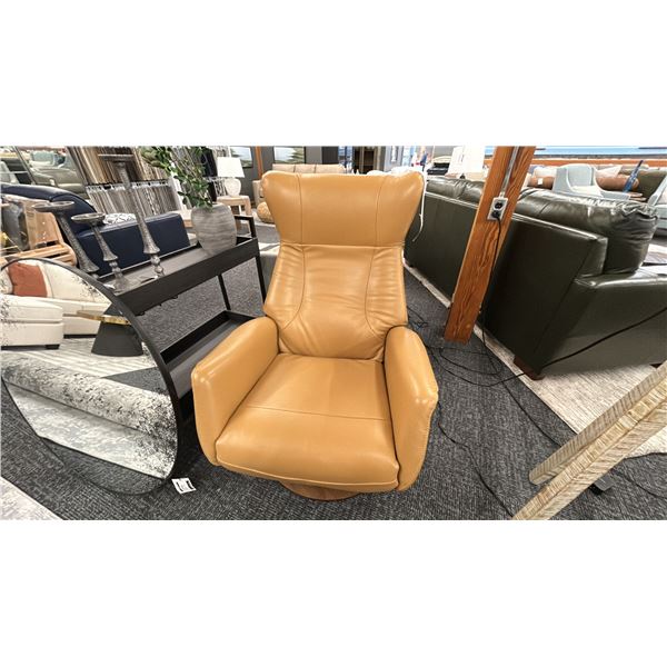 PALLISER POWER RECLINER, SWIVELS. RETAIL $4,200