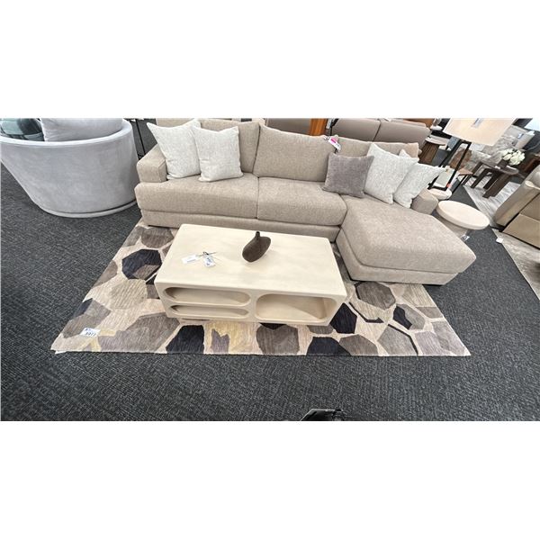 10' X 7'10" SURYA AREA CARPET.