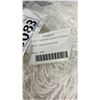 Image 4 : ASHLEY FURNITURE DALICE OVERSIZED OTTOMAN WITH 2 FOOT STOOLS. SHAGGY WHITE