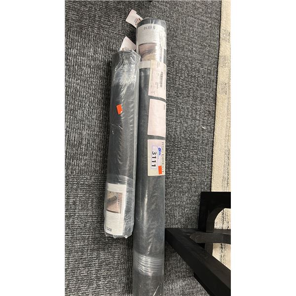 2 PIECES FELTED RUG PAD 5' X 8' AND 8' X 10'.