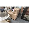 Image 3 : DECORREST LEATHER 82" SOFA. RETAIL $3,799
