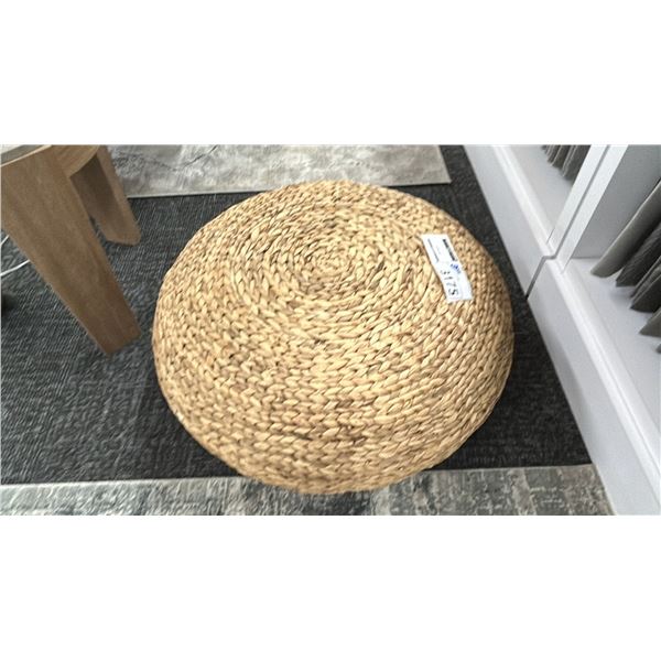 ASHLEY FURNITURE GALIFCE WOVEN COCKTAIL TABLE.