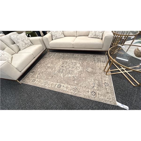 7'5" X 5' SURYA REFLECTION AREA CARPET.