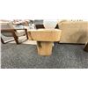 Image 2 : SURYA ARQUETTE END TABLES. W/ PAIR OF TABLE LAMPS. RETAIL $3,700.