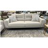 Image 3 : DECORREST SOFA SET. 7' SOFA. 62" LOVESEAT. W/ CUSHIONS.