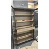 Image 2 : ASHLEY FURNITURE BOOKCASE. 47" WIDE X 76" HIGH. GLASS DOORS. RETAIL $2,000.