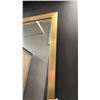 Image 3 : DECORREST FLOOR MIRROR 24" X 72". BRASS FRAME.