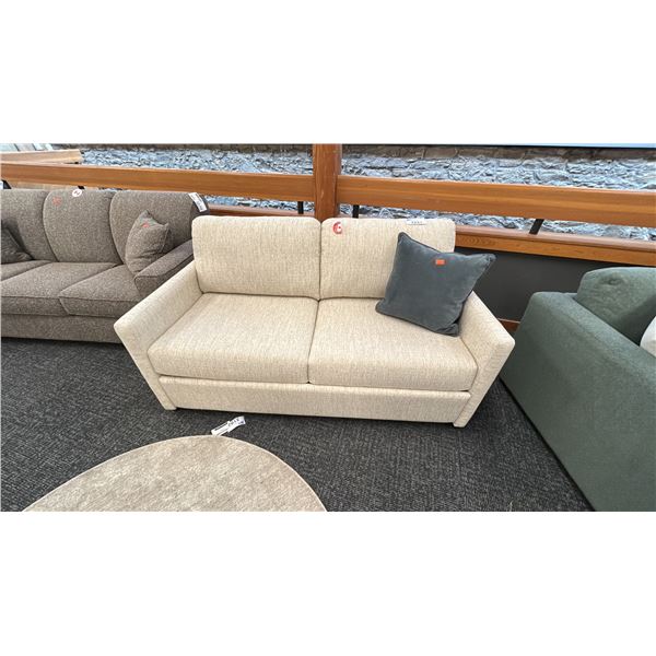 DOUBLE SIZE PULLOUT SOFA BED W/ CUSHION.