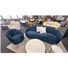 Image 1 : DECORREST MODERN SOFA SET. W/ CUSHION. SOFA 94" WIDE. SWIVEL SIDE CHAIR.