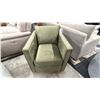 Image 1 : DECORREST UPHOLSTERED SWIVEL CHAIR.