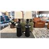 Image 2 : PAIR OF ASHLEY FURNITURE BEILBY ACCENT TABLES. W/ SCARBOT TABLE LAMPS. RETAIL $1,600.