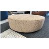 Image 2 : PALLISER OVAL FABRIC COVERED OTTOMAN. 43".