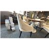 Image 4 : BERMEX 48" DIAMETER HARDWOOD TABLE PEDESTAL BASE. W/ ADELAIDE DINING CHAIRS. RETAIL $11,900.