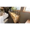 Image 3 : GROUPE CORCORAN MANGO WOOD DRESSER. 58" WIDE. W/ DECOR ITEMS AS SHOWN IN PHOTO.