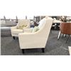 Image 3 : PAIR OF GLENDA FABRIC CHIAIRS W/ CUSHIONS.