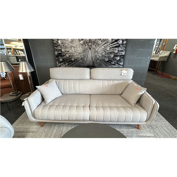 FIG & CHERRY VENUS SLEEPER SOFA. 7' LONG.