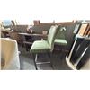 Image 3 : PAIR OF CRICA GREEN BAR STOOLS.