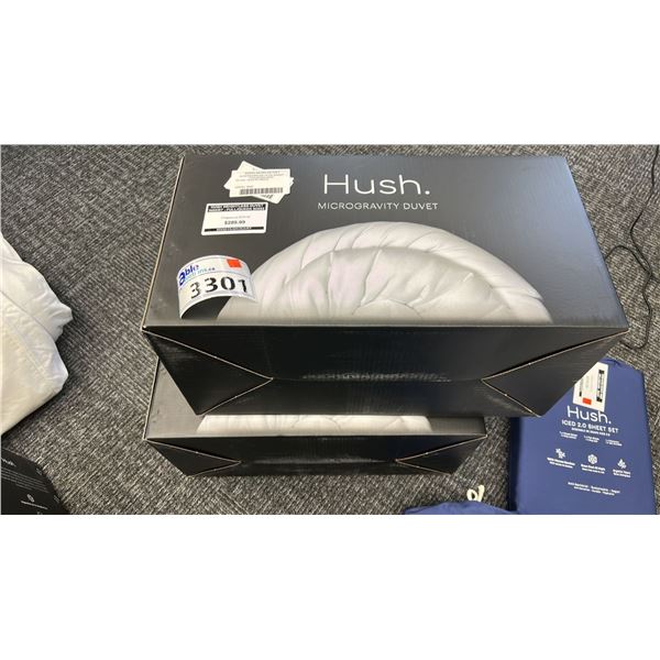 2 X QUEEN MICROGRAVITY DUVETS.