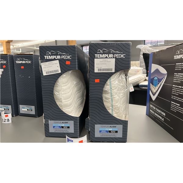 PAIR OF TEMPUR-PEDIC QUEEN PILLOWS. PROLO