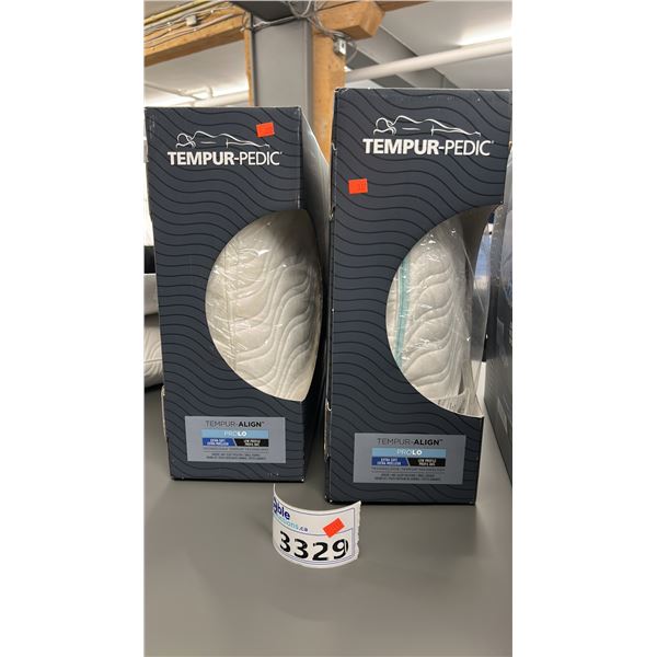 PAIR OF TEMPUR-PEDIC QUEEN PROLO PILLOWS