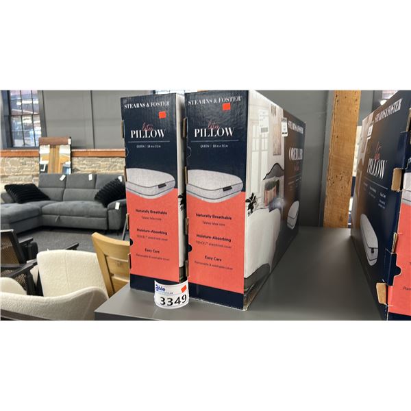 2 X STEARNS AND FOSTER QUEEN MEMORY FOAM PILLOWS