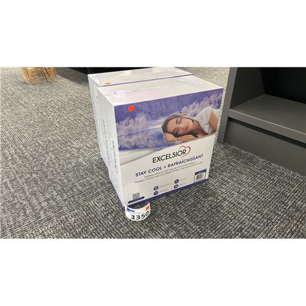 2 X EXCELSIOR STAY COOL KING TOPPERS