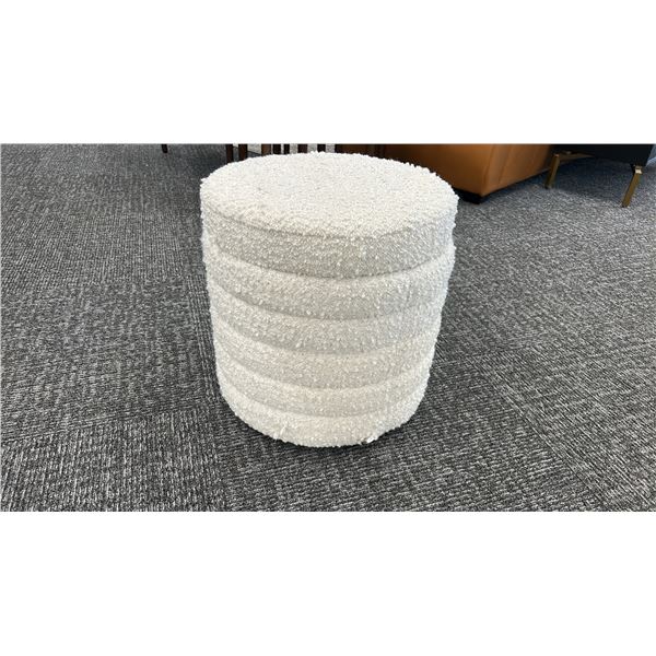 ASHLEY FURNITURE DUNTLER STORAGE OTTOMAN.