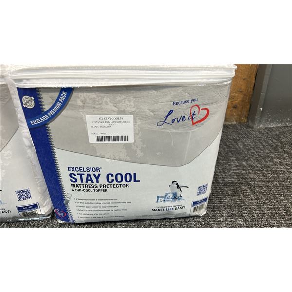 5 X EXCELSIOR MATTRESS PROTECTOR AND TOPPERS. TWIN