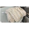 Image 1 : SURYA THROW BLANKET. RETAIL VALUE $700.