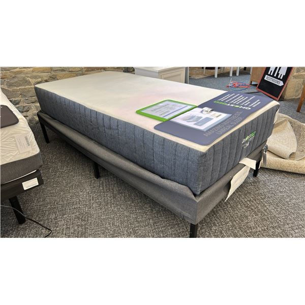 GHOSTBED TWIN XL MATTRESS W/ BASE. 11" CHILL DESIGNED FOR DEEPER REJUVENATING SLEEP. RETAIL $1,600