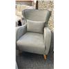 Image 2 : FIG & CHERRY LOFT SOFA SLEEPER SET. 80" WIDE & SIDE CHAIR. W/ CUSHIONS. RETAIL $5,900.