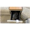 Image 4 : PALLISER SECTIONAL SOFA SET W/ OTTOMAN. DOUBLE RECLINING. CHARGING STATION. 9' X 8'6". RETAIL $15,00
