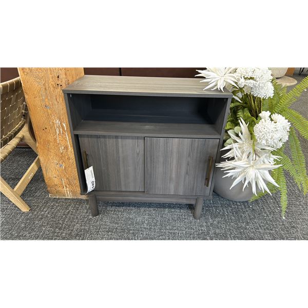 ASHLEY FURNITURE BRYMONT ACCENT CABINET, 32" WIDE.