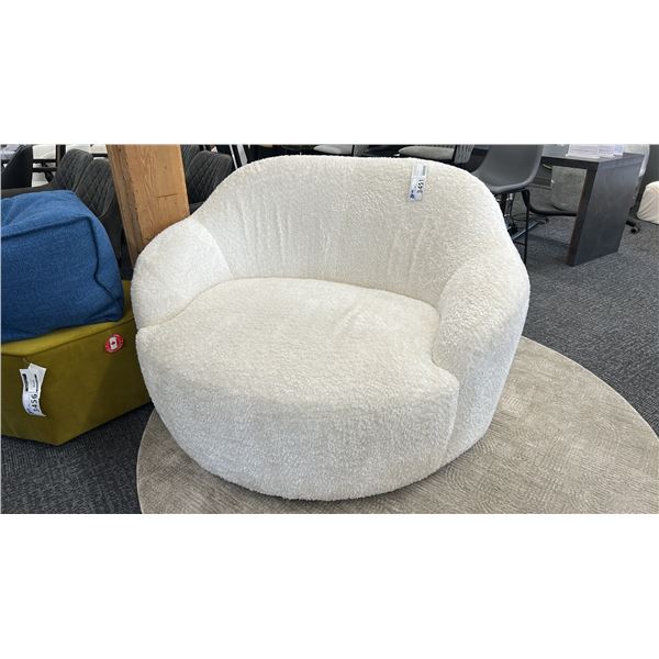 PALLISER GRANDE SWIVEL CHAIR, 56" WIDE. RETAIL $2,900