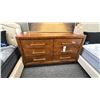 Image 1 : ASHLEY FURNITURE 3 PIECE DRESSER SET, W/ DECOR CERAMIC POT