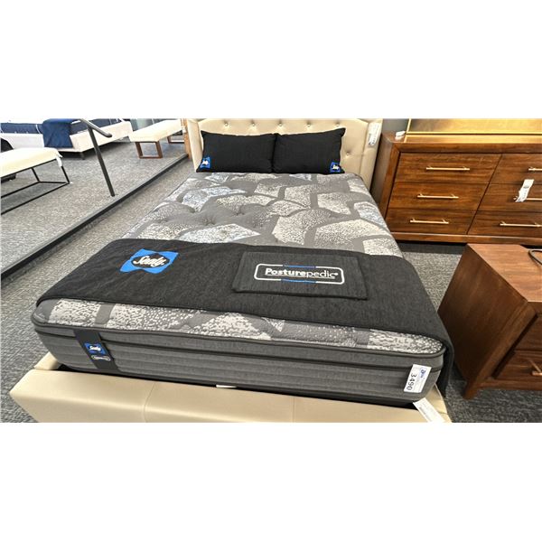 SEALY POSTUREPEDIC QUEEN SIZE MATTESS GABRIELLA, 800 MEDIUM. W/ BOX SPRING.