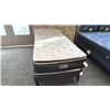 Image 1 : HUSH TWIN XL MATTRESS POLAR HYBRID W/ TWIN PLATFORM BASE. W/ CUSHION